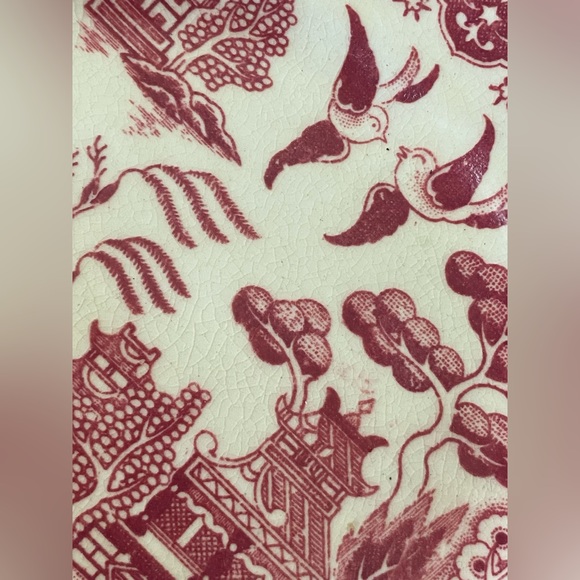 Antique Pair of Kanedai Willow Plates - Picture 7 of 11